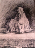 "Old Lady - Study" (M. P. Alladin)