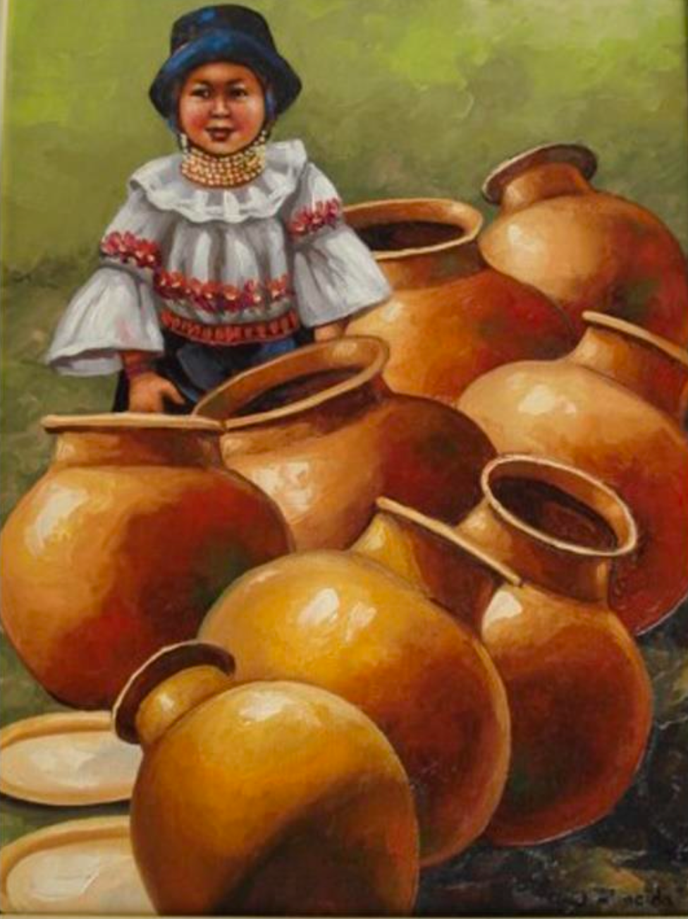 "Girl with Clay Jars" (Juan Almeida) (2000)