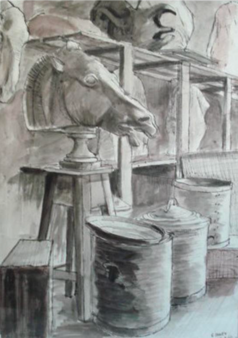 "Corner of Studio" (Ralph Baney) (1961)