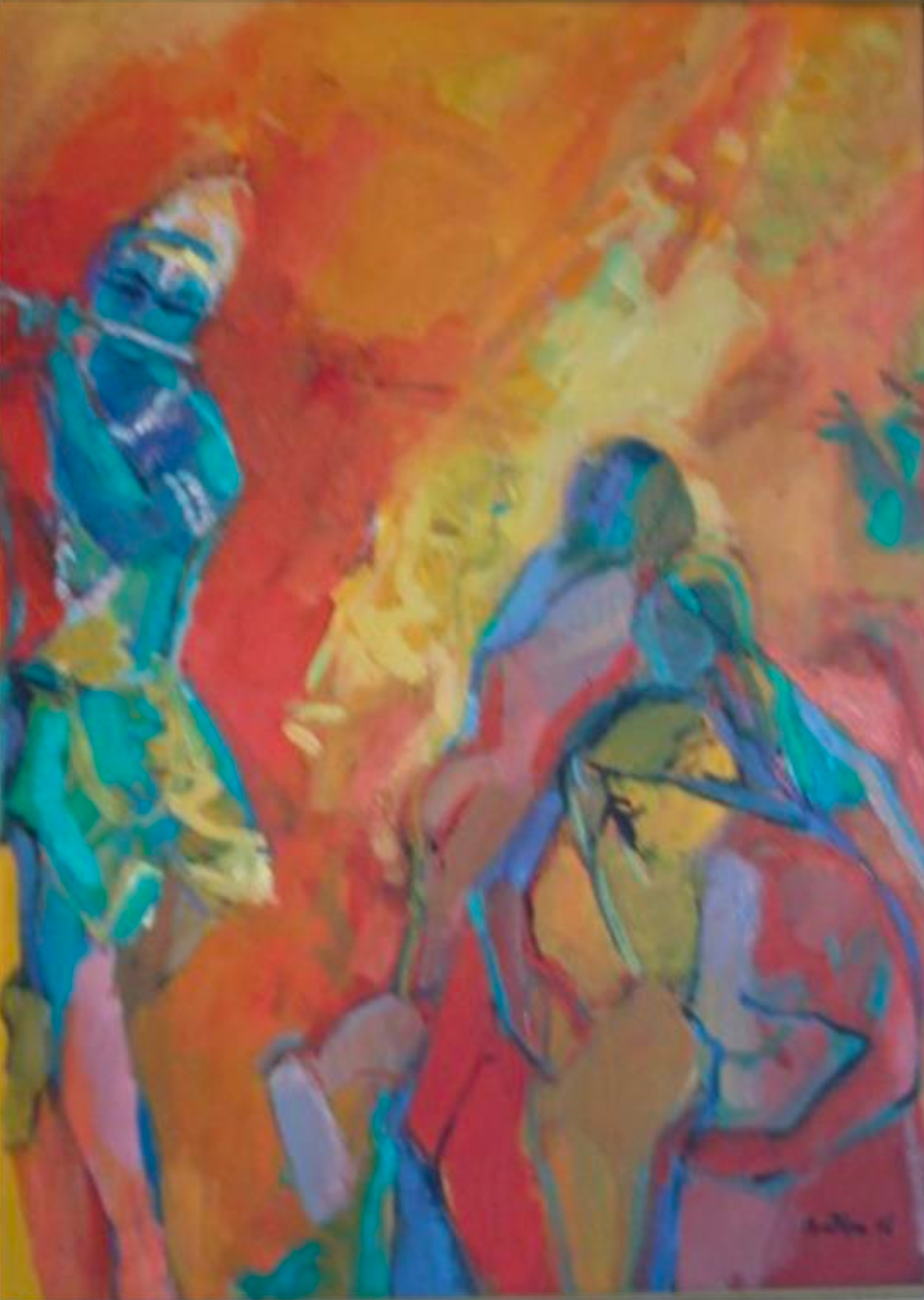 "Krishna Playing the Flute" (Isaiah James Boodhoo) (1996)