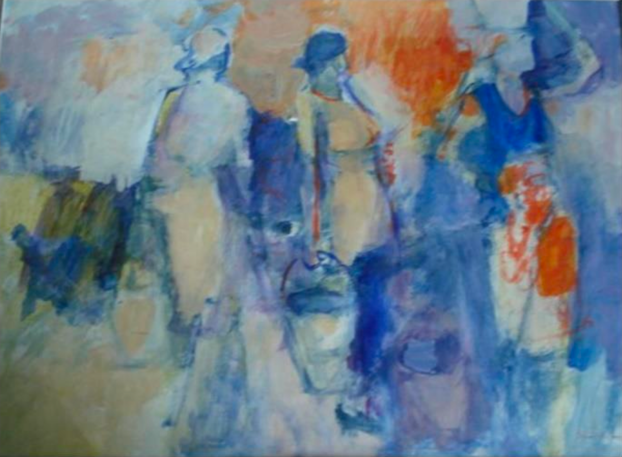 "Market Scene" (Isaiah James Boodhoo) (1968)