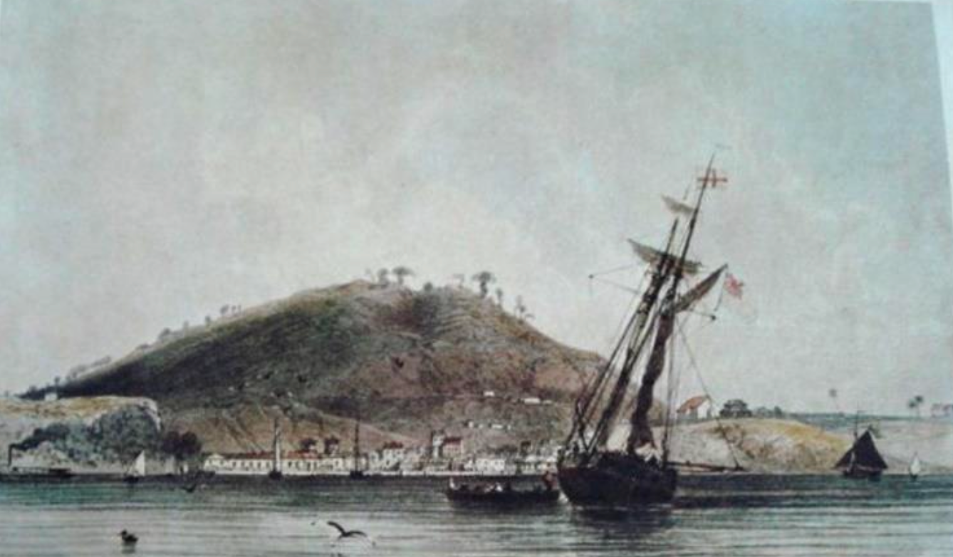 "San Fernando and Naparima Hill" (J. M. Cazabon) (Print)