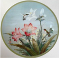 "Lilies & Hummingbirds" (J. Chung) (1980)